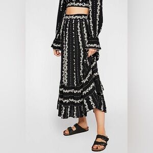 Free People Lolita Floral Skirt